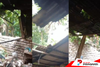 Atap Bangunan Warga Rusak Saat Angin Kencang